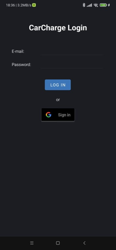 app login screen